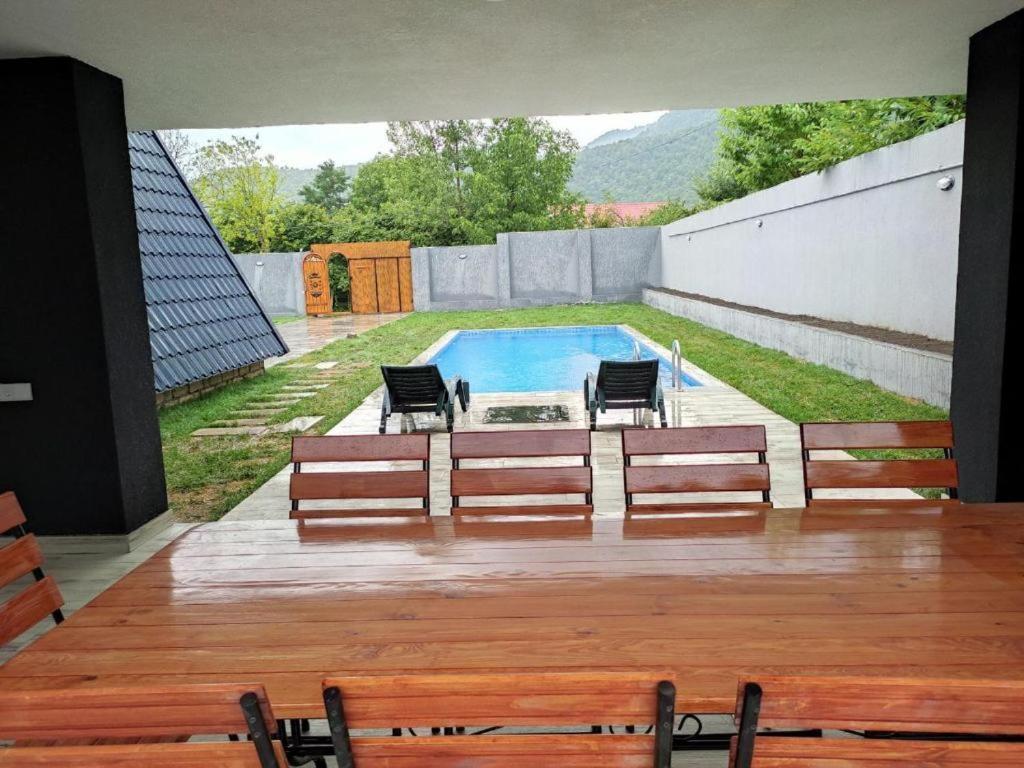 Qafqaz Wood Chalet Gabala Exterior photo