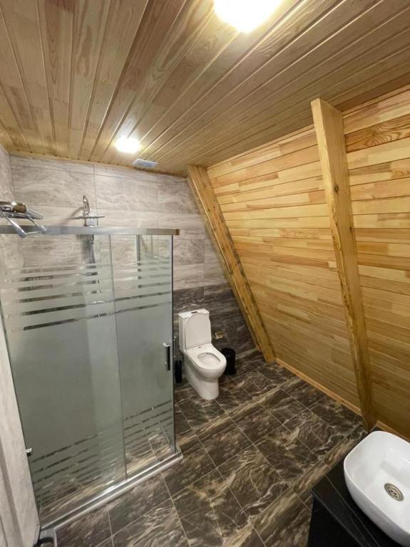 Qafqaz Wood Chalet Gabala Exterior photo