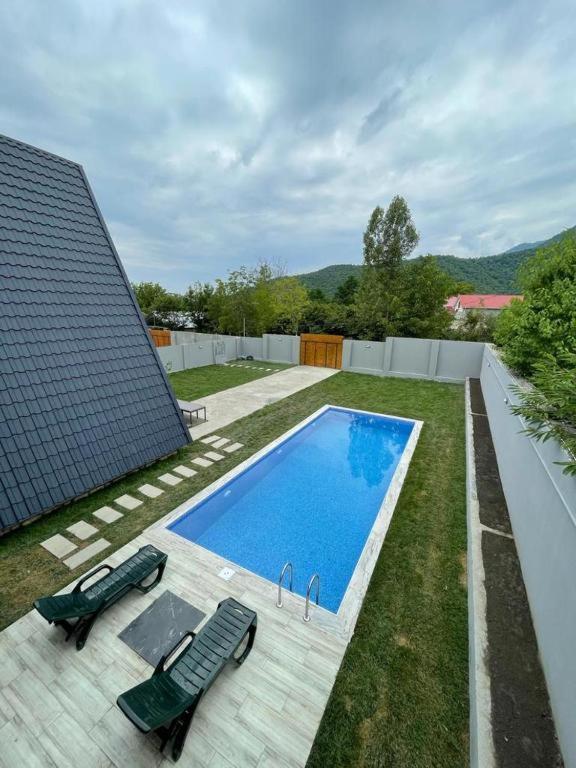 Qafqaz Wood Chalet Gabala Exterior photo